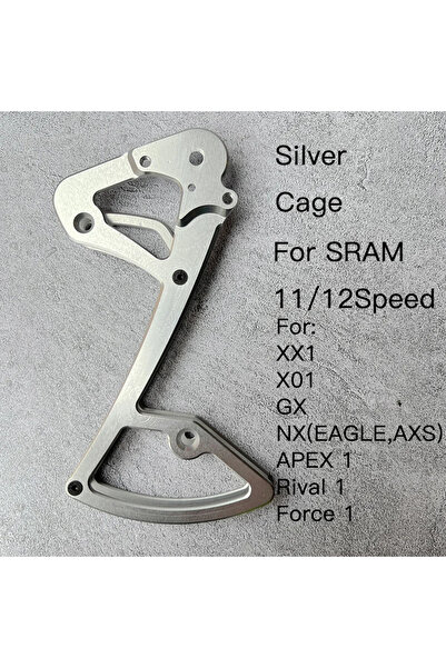 Choice عجلات بكرة قفص ناقل الحركة الخلفي للدراجات الجبلية Silver Cage لمحول س...