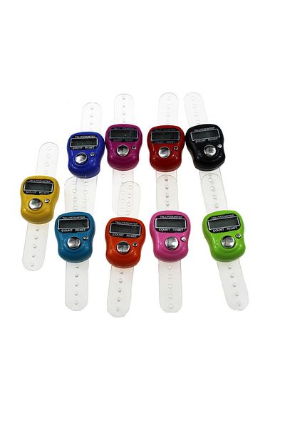 Choice 100pcs Mini Ring Shape Finger Counter Lcd Electronic Digital Tally Counter Free Shpping