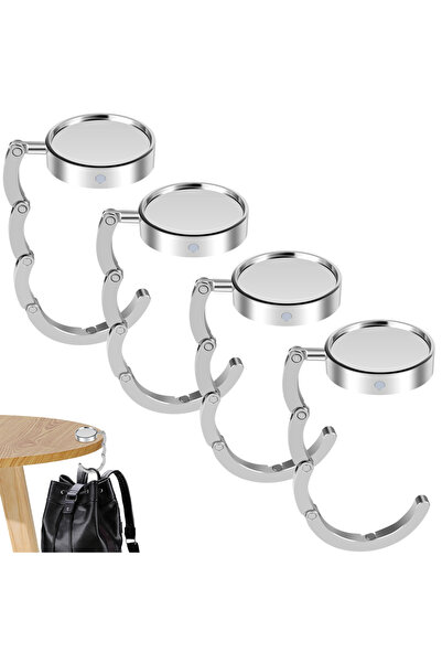 Choice 4 قطع أو 12 قطعة من علاقات الحقائب القابلة للطي، مصنوعة من سبيكة معدني...