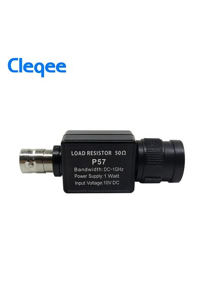 TOMASIEN P57 Cleqee P57 1pcs 50 Ohm Feed Through Terminator Bnc Female Seat 50ky Device Q9 Adapter