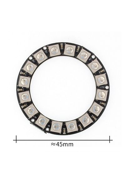 Choice 16 Led Ws2812 Rgb Module 8 Bit/12 Bit/16 Bit/ 64 Bit 5050 Led Full-color Built-in Driving Lights Rou