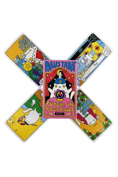 Choice Tt404 Paws Tarot Cards Future In Your Paws A 78 Deck Oracle English Divination Edition Borad Playing
