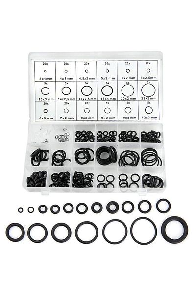 Choice 225 Pcs Set 419/225pcs Set Universal O-ring Assortment 32 Size Nitrile Rubber Ring Seal O Ring Gaske