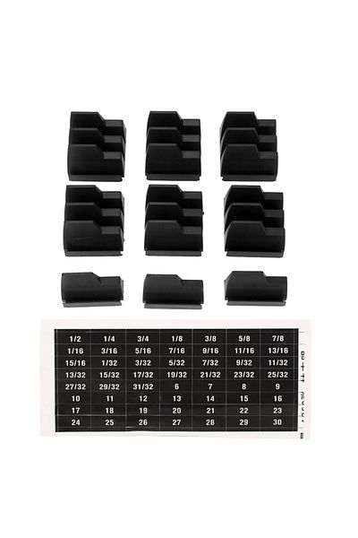 Choice Black Wrench Organizer Wrench Storage Rack Plastic Spanner Tools Holders Wrench Holder Wrenches Keep