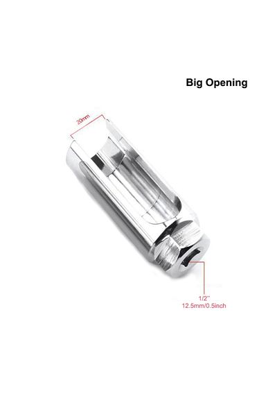 Choice White Wide Mouth Universal 22mm 1/2'' Drive Car Oxygen Lambda Sensor Socket Wrench Removal Installa