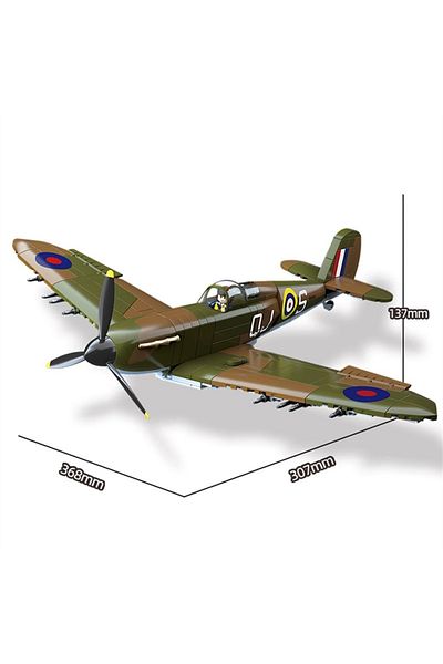 Choice No Original Box World War 2 Ww2 Army Military Soldiers Swat Uk: Spitfire Fighter F Mk. La Type Model