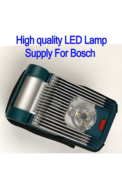 Choice LED Work Lamp For Bosch 14.4V 18V Li-ion Battery BAT614 BAT618 Power Supply Lights Flashlights El...
