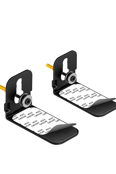 Choice Black Soundbar Mount Universal Wall Mount Bracket Kit, Fits Most Soundbar Wall Mount Shelf Mounting