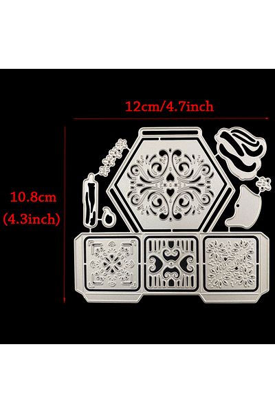 Choice Box 1pc Diy Handmade Paper Craft Polygonal Storage Box Cutting Dies Metal Stencil For Gift Box Candy