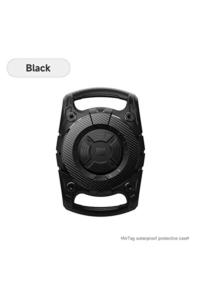 Choice black For AirTag Waterproof Case Keychain Pet Anti-loss Device Three-p...