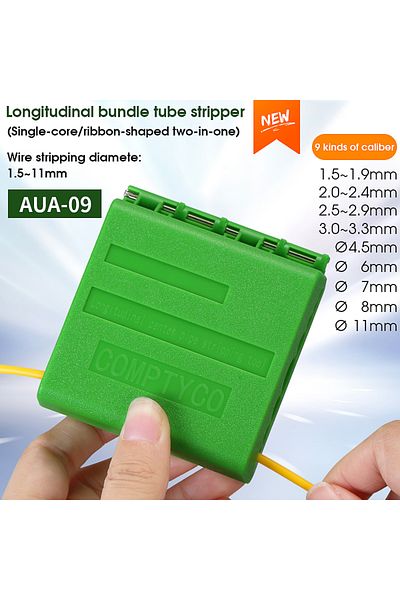 Choice Aua-09 Fiber Optic Longitudinal Bundle Tube Stripper 1.5-11mm Slitter Single-core/ribbon-shaped C...