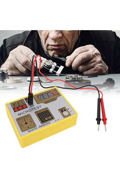 PINTUDY 1 Pc Qd20 Watch Battery Pulse Tester Quartz Movement Tester Demagnetizer Watch Repair Tool Watchmak