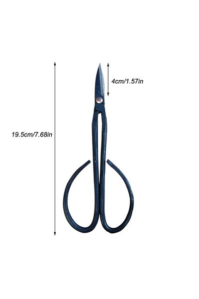 Choice 1pc Beginner Bonsai Tool Long Handle Black Scissors Branch Pruning Shears For Arranging Flowers And