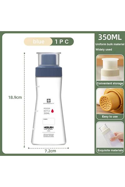 Choice F19-blue Seasoning Bottle Pepper Spice Salt Sugar Jar Flour Jar Bbq Powder Jar Seasoning Bottle Kitc