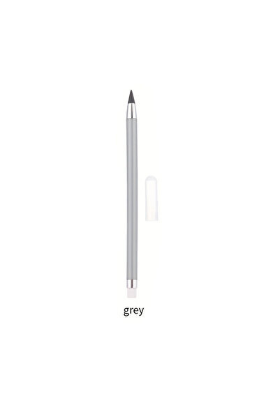 Choice Light Grey 1pc New Eternal Pencil Macaron Hard to Break, Endless to Write, No Need to Sharpen Pencil