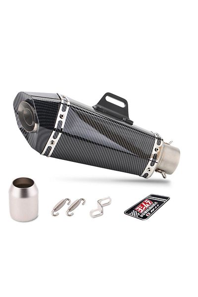 Choice A2 Universal 51mm Inlet Motorcycle Exhaust R11 Muffler With Db Killer For R3 R25 Z400 Z900 Mt07 Mt09