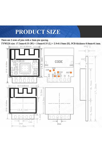 Choice Esp-02s Serial Wireless 2.4g Wifi Module Transceiver For Smart Home Industrial Iot 1mbit Compatib...