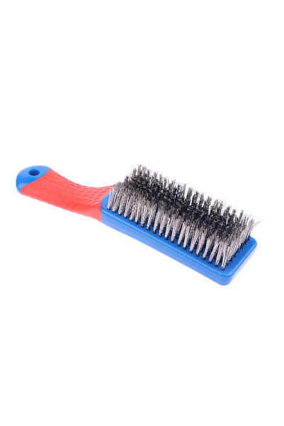 Choice Heavy Duty Stainless Steel Wire Brush With Comfortable Plastic Handle - Perfect For Removing Rust...