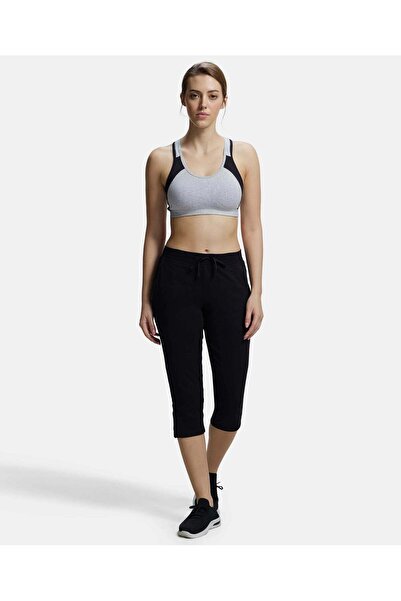 JOCKEY Power Back Padded Active Bra 1380-01 Gray