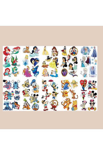 Choice 10pcs 10pcs Disney Frozen Anna Elsa Princess Tattoo Stickers Birthday Party Cartoon Anime Temporary