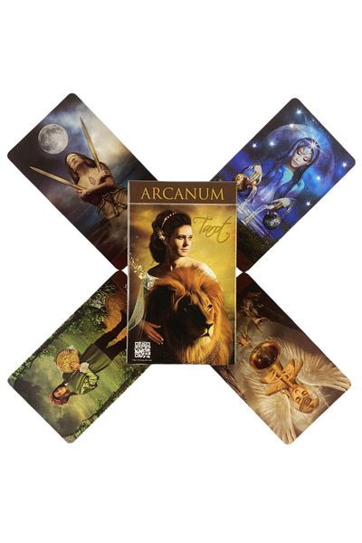 Choice Tt63 Arcanum Tarot Cards A 78 Deck Oracle English Visions Divination Edition Borad Playing Games
