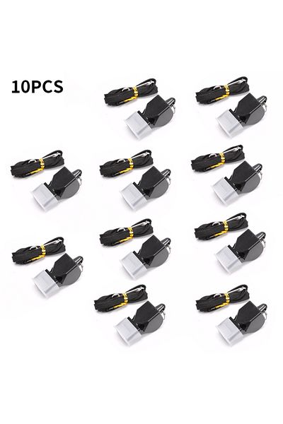 Choice 10pcs 1pc 2pcs 5pcs 10 Pcs Football Referee Whistle Soccer Basketball Games Referee Whistle Sports T