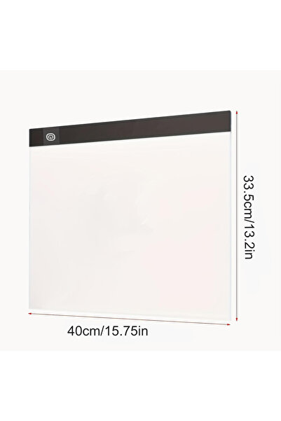 Choice لوحة إضاءة LED سوداء مقاس A3 للرسم الماسي والرسم التخطيطي والسطوع القابل للتعديل والرسم التخطيطي والتتبع ومنفذ USB