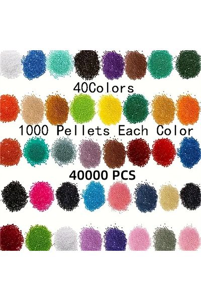 Choice 40colors-b-40s-1000 20000-40000pcs/set Diamond Art Replacements Beads Random Color Each 1000pcs Tota