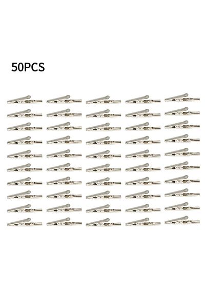 Choice 50pcs 10/20/50pcs 51mm Metal Alligator Clips Crocodile Electrical Test Cable Lead Probe Clip Battery