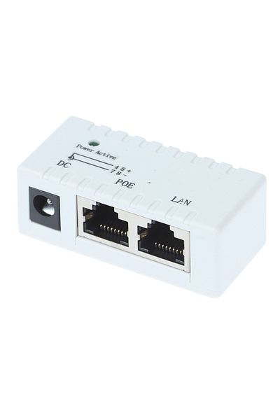 Choice As Pic 10/100mbp 12v - 48v Passive Poe Injector Splitter Wall Mount Adapter For Ip Camera Voip Phone