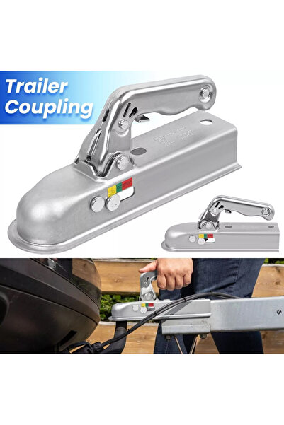 Choice Universal Trailer Coupling Hitch 50mm Pressed Steel For Unbraked Trail...