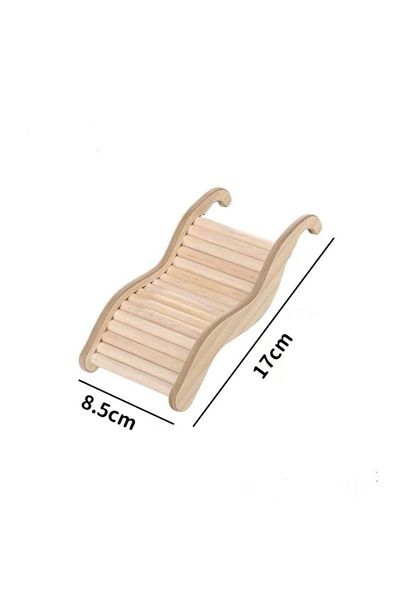 Choice A Wooden Wave Staircase Hamster Toy Pet Supplies - Eco-friendly Fun For Small Animals