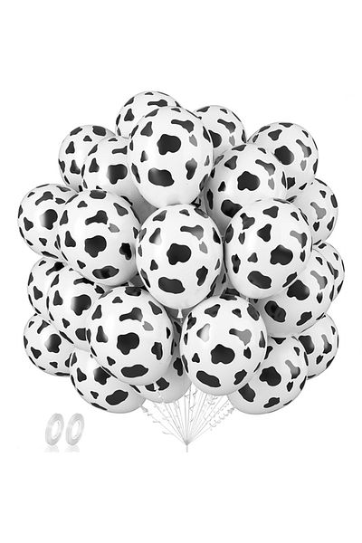 Miniso 30PCS 12INCH 20240612N 10/30/50pcs 12inch Funny Farm Animal Balloons Latex Globos Helium Children Fa