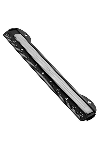 Choice 3 Black Eagle 3 Hole Paper Puncher, With Integrated Ruler, 5 Sheets Capacity, For Ring Binders, Offi