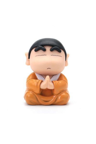 Choice No Box 8cm Crayon Shin Chan Cos Buddha Good Luck Compassion Action Figure Funny Kawaii Doll Pvc Mode