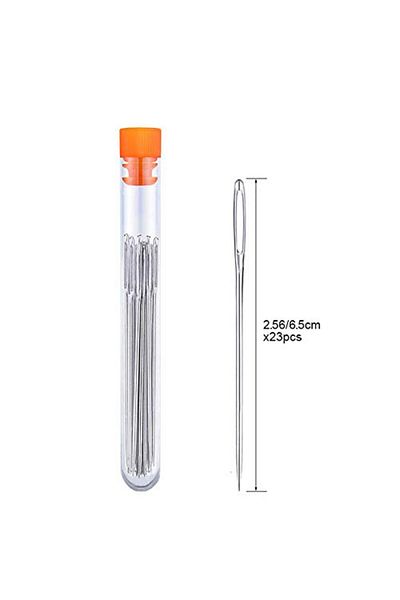 Choice 6.5cm Fenrry 23pcs Sewing Needles Set 6/6.5cm Large Eye Needles Hand Sewing Needles Set For Hand Sew
