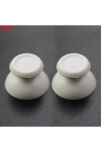 JCD White 2pcs 3d Analog Joystick Stick For Ps5 Controller Analogue Thumbsticks Caps Mushroom Game H