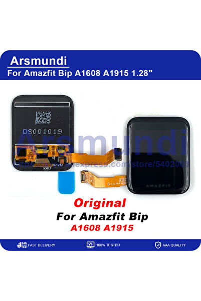 Choice شاشة عرض تعمل باللمس مقاس 1.28 بوصة لهواتف Huami Bip A1608 A1915، متوا...