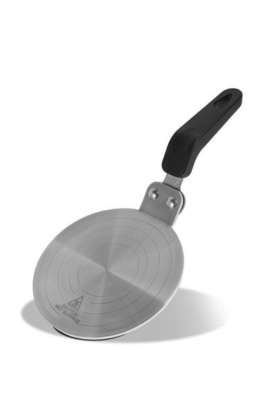 Choice Silver 13cm Heat Diffuser Plate Stainless Steel Induction Adapter Plate 13cm/20cm Round Heat Diffuse