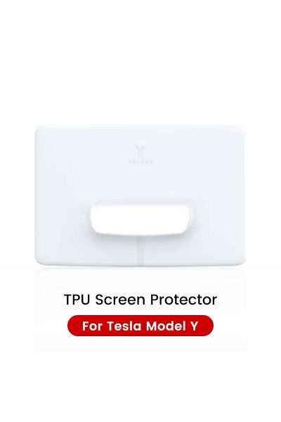 Choice White Yz For Tesla 2021-2024 Model Y Central Control Navigation Screen Display Protective Cover Sili