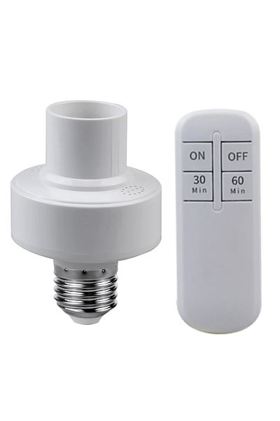 Choice E27 Smart Holder E27 Light Bulb Socket Lamp Bases With Smart Timer Switch Wireless Remote Control La