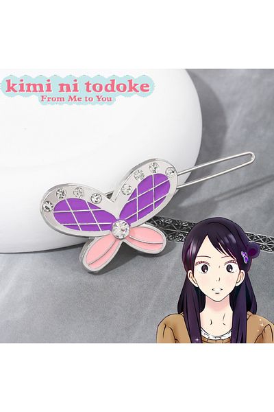 Choice Black Anime Kimi Ni Todoke From Me To You Butterfly Hairpin Kuronuma Sawako Women's Hair Accessories