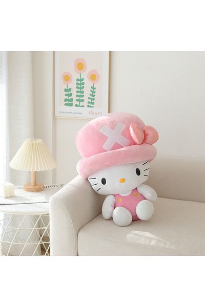 Choice 45m Kitty Doll 40-45cm Sanrio Hello Kitty Kuromi Plush Toys Soft Kitty Cat Sofa Pillow Chopper Stuf