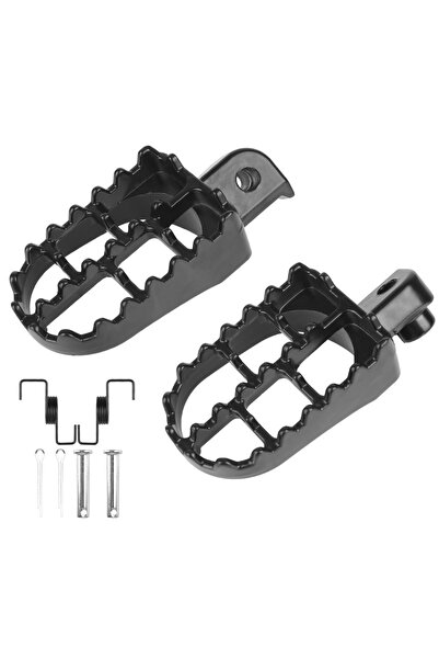 Choice black Aluminium Footpegs Pedals Motorcycle PW50 PW80 TW200 XR50R CRF50...
