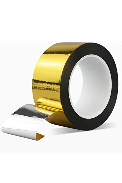 Choice شريط واشي ذهبي معدني للمرايا بطول 50 مم و50 مترًا و50 مترًا، شريط فني ...
