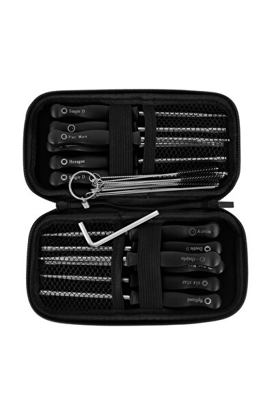 Choice مجموعة أدوات تنظيف وتعديل مفك المكربن، 25 قطعة، باللون الأسود، لمحرك ص...