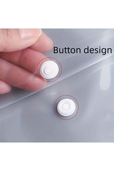 Choice 20 packs, plastic envelope, transparent reusable poly envelope waterproof folder with buttons, A4...