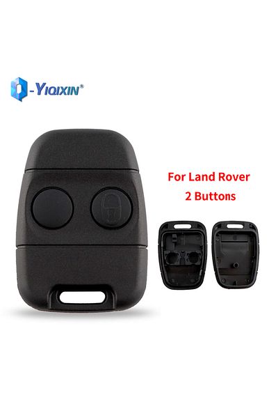 YIQIXIN Smart Auto Fob Case 2 Buttons Remote Cover Car Key Shell For Land Rover Discovery 1 Freel...