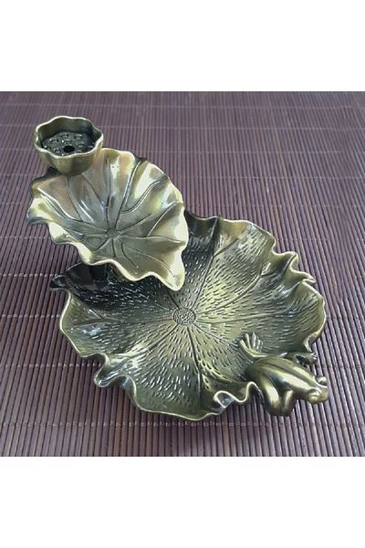 Choice 01 Incense Waterfall, Incense Cone Burner Frog Or Fish Backflow Insense Burner Metal Incense Burner