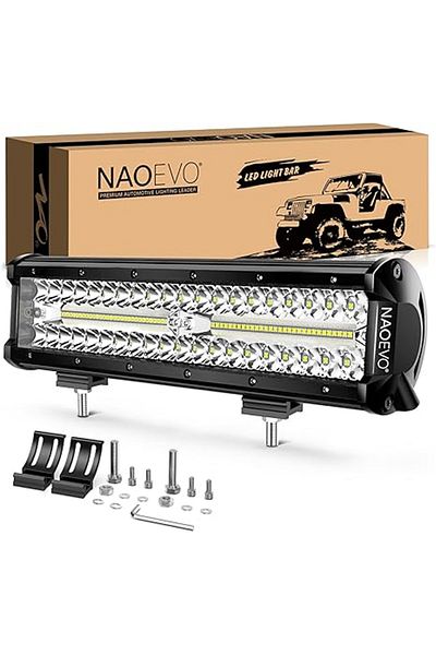 Choice 12inch Naoevo 12 Inch Car Led Light Offroad 4x4 Spotlights Fog Lamp Worklight Led Bar For Truck Trac
